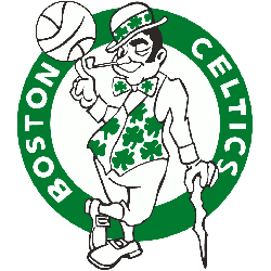 Boston Celtics Green Celtic Logo Side Patch Yellow UV NBA Mitchell