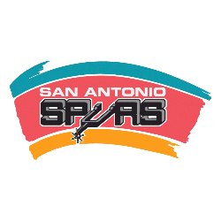 San Antonio Spurs Primary Logo (2003) - Spurs in black with the U