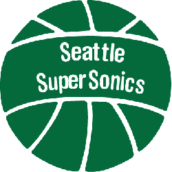 Seattle Supersonics Just Don 90's 1995-1996 Logo Team 