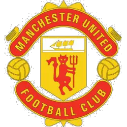 Manchester United Futbol Club (Soccer)(Football) Logo Type Die-Cut MAGNET
