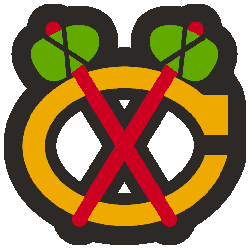 Chicago Blackhawks Alternate Logo 1990 - 1996