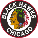 Chicago Black Hawks Primary Logo 1942 - 1955