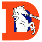 Denver Broncos Primary Logo 1970 - 1992