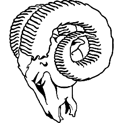 Los Angeles Rams Primary Logo 1970 - 1982