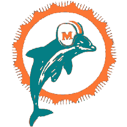 Miami Dolphins Primary Logo 1966 - 1973