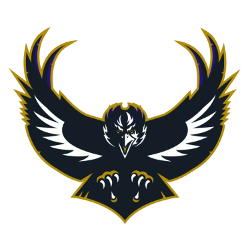 ravens baltimore logo logos alternate sports raven 1996 nfl sportslogos history football creamer chris spread teams wings 1998 team purple