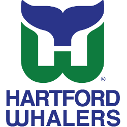 Hartford Whalers NHL Embroidered Patch - 3x2 7/8, Iron-On Or Sew-On