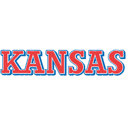 Kansas Jayhawks Wordmark Logo 1989 - 2001