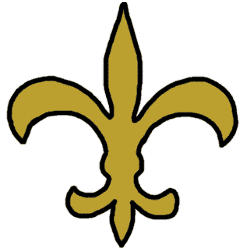 New Orleans Saints Alternate Logo 1976 - 1984