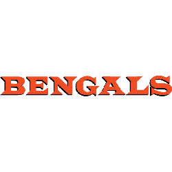 Cincinnati Bengals Wordmark Logo 1968 - 1970