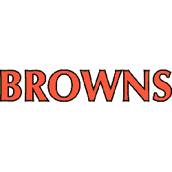 Cleveland Browns Wordmark Logo 1972 - 2002