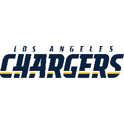 Los Angeles Chargers Wordmark Logo 2017 - 2019