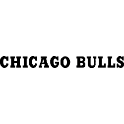 Chicago Bulls Wordmark Logo 1966 - Present