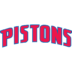 Detroit Pistons Wordmark Logo 2002 - Present