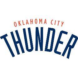 Oklahoma City Thunder Wordmark Logo 2009 - Present