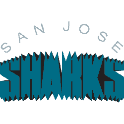 San Jose Sharks Wordmark Logo 1992 - 2007