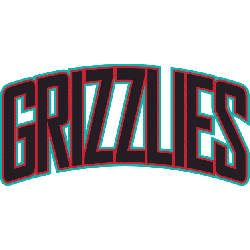 Vancouver Grizzlies Wordmark Logo 2001