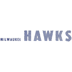 Milwaukee Hawks Wordmark Logo 1952 - 1955