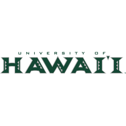 Hawaii Warriors Wordmark Logo 2000 - Present