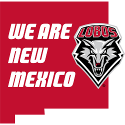 New Mexico Lobos Wordmark Logo 2021 - Present
