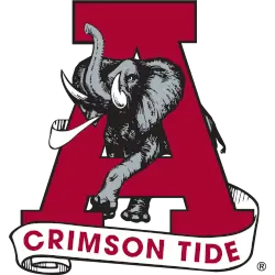 Alabama Crimson Tide Primary Logo 1973 - 1998