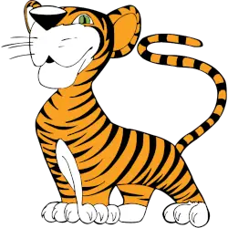 Memphis Tigers Primary Logo 1965 - 1972