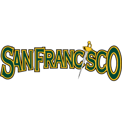 San Francisco Dons Wordmark Logo 2009 - 2012