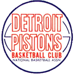 Detroit Pistons Alternate Logo 1958 - 1971