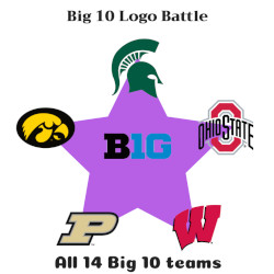 Big 10 Logo Battle