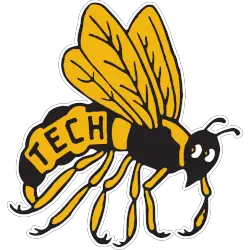 Georgia Tech Yellow Jackets Alternate Logo 1938 - 1976