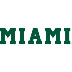 Miami Hurricanes Wordmark Logo 1946 - 1973