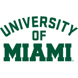 Miami Hurricanes Wordmark Logo 1946 - 1973