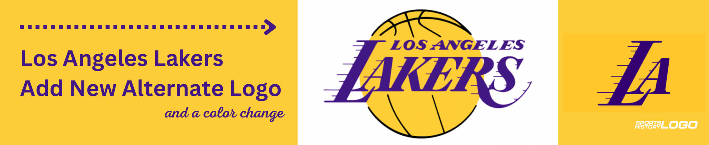 The Lakers have updated their logoset for the 2023/24 season. They