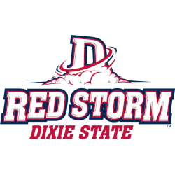 Dixie State Red Storm Primary Logo 2010 - 2014
