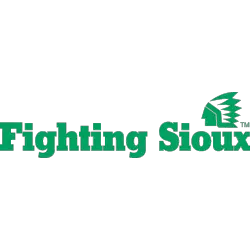 North Dakota Fighting Hawks Wordmark Logo 1976 - 2000