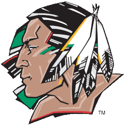 North Dakota Fighting Hawks Primary Logo 2000 - 2007
