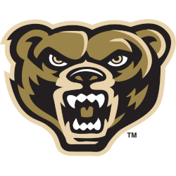 Oakland Golden Grizzlies Alternate Logo 1998 - 2013