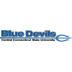 Central Connecticut Blue Devils Wordmark Logo 2000 - 2011