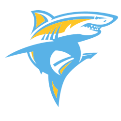 LIU Sharks Alternate Logo 2019 - Present