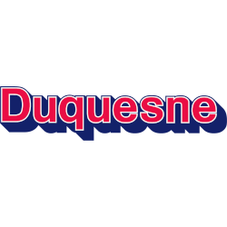 Duquesne Dukes Wordmark Logo 1975 - 1990