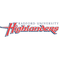 Radford Highlanders Wordmark Logo 2008 - 2016