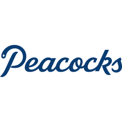 Saint Peter's Peacocks Wordmark Logo 2020 - Present