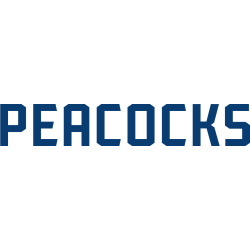 Saint Peter's Peacocks Wordmark Logo 2020 - Present