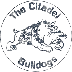 The Citadel Bulldogs Alternate Logo 1969 - 1987