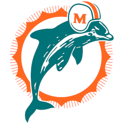 Miami Dolphins Primary Logo 1973 - 1980