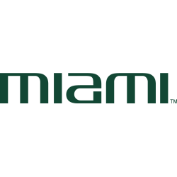 Miami Hurricanes Wordmark Logo 2024 - Present