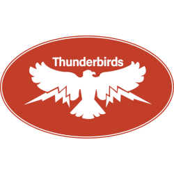 Southern Utah Thunderbirds Primary Logo 1979 - 1983