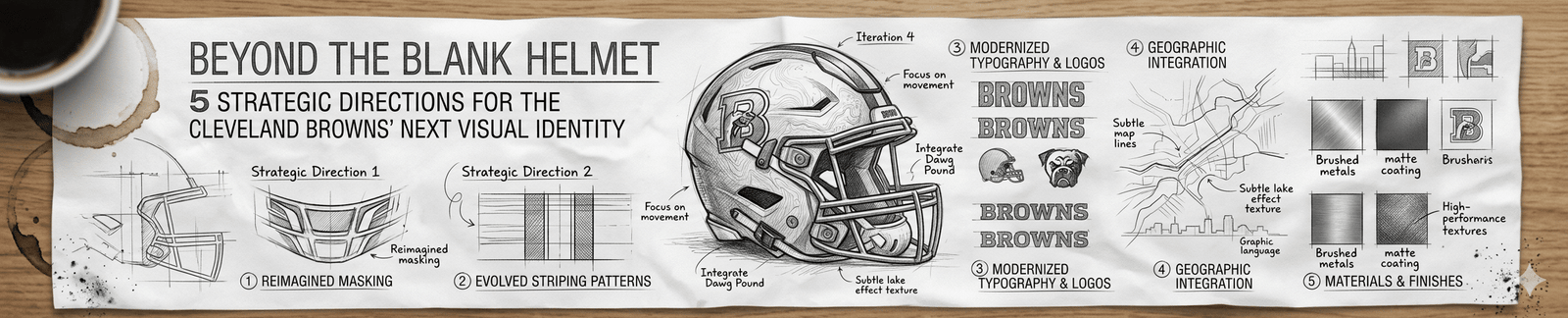 Featured image for “Beyond the Blank Helmet: 5 Strategic Directions for the Cleveland Browns’ Next Visual Identity”
