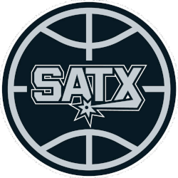 San Antonio Spurs Alternate Logo 2023 - Present