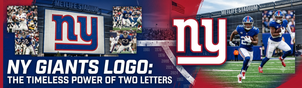 NY Giants Logo: The Timeless Power of Two Letters | Logo History NY Giants Logo - Two Letters